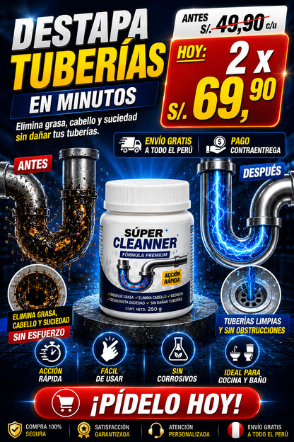 DESTAPA TUBERÍAS EN MINUTOS!!