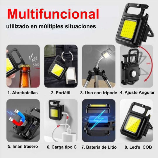 MINI LINTERNA LED MULTIFUNCIONAL